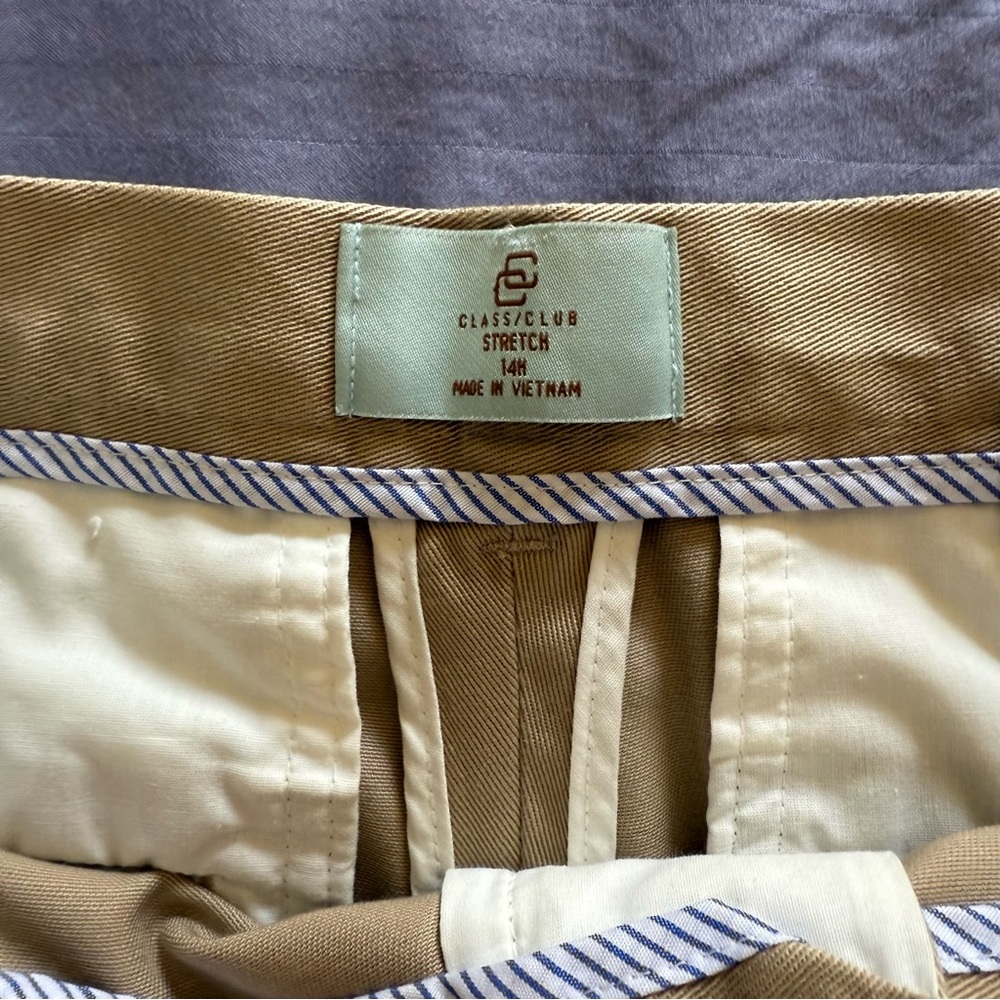 Class Club Boys Stretch Dress Pants Khaki 14H – New with Tags - Picture 5 of 10